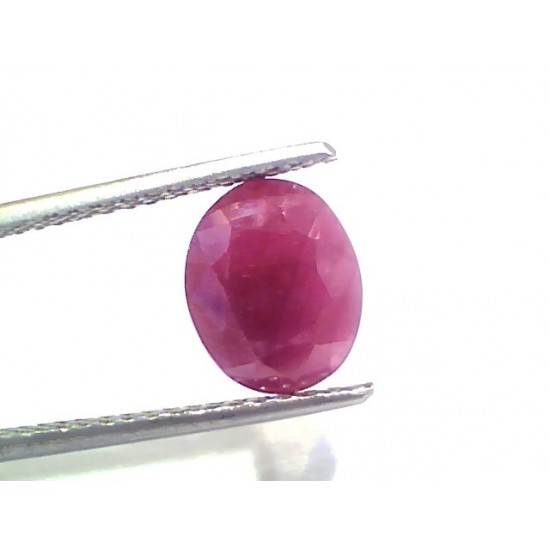 4.81 Ct Certified Unheated Untreated Natural New Burma Ruby