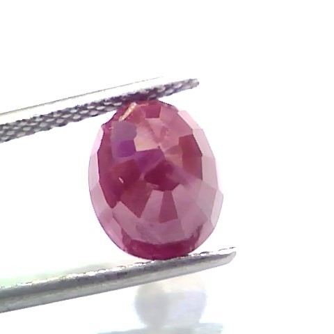 4.81 Ct Certified Unheated Untreated Natural New Burma Ruby