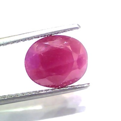 4.91 Ct Certified Unheated Untreated Natural New Burma Ruby