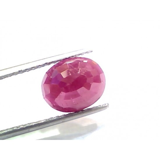 4.91 Ct Certified Unheated Untreated Natural New Burma Ruby
