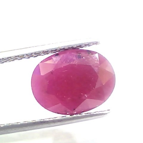 4.99 Ct Certified Unheated Untreated Natural New Burma Ruby