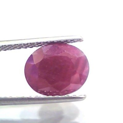 5.02 Ct Certified Unheated Untreated Natural New Burma Ruby