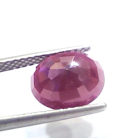 5.02 Ct Certified Unheated Untreated Natural New Burma Ruby