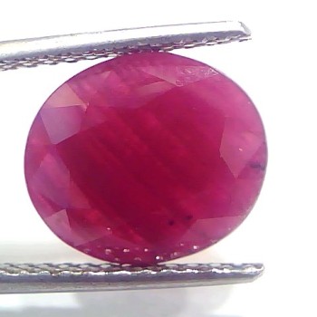 5.15 Ct Certified Unheated Untreated Natural New Burma Ruby Manik Stone
