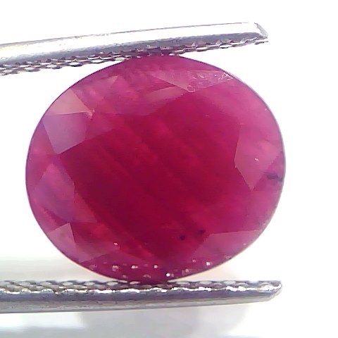 5.15 Ct Certified Unheated Untreated Natural New Burma Ruby Manik Stone