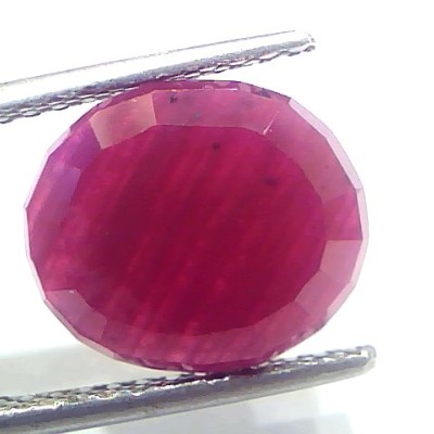 5.15 Ct Certified Unheated Untreated Natural New Burma Ruby Manik Stone