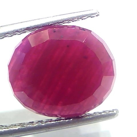 5.15 Ct Certified Unheated Untreated Natural New Burma Ruby Manik Stone
