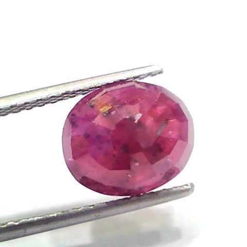 5.26 Ct Certified Unheated Untreated Natural New Burma Ruby