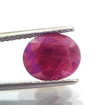 5.37 Ct Certified Unheated Untreated Natural New Burma Ruby