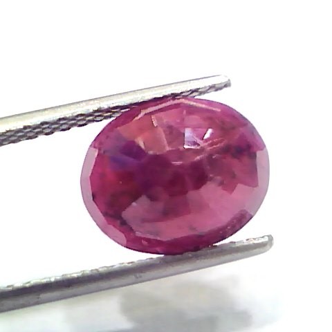 5.37 Ct Certified Unheated Untreated Natural New Burma Ruby