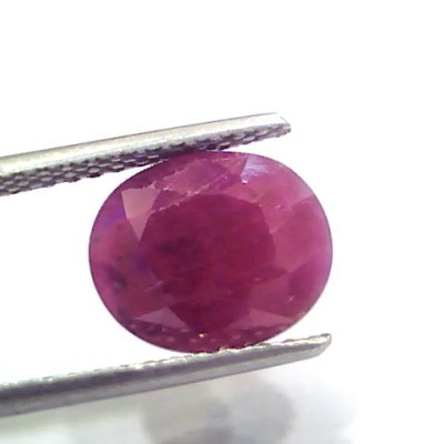 5.55 Ct Certified Unheated Untreated Natural New Burma Ruby