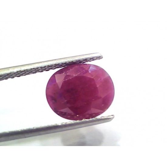 5.55 Ct Certified Unheated Untreated Natural New Burma Ruby