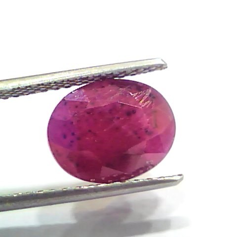 5.62 Ct Certified Unheated Untreated Natural New Burma Ruby