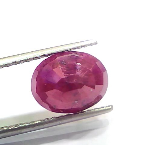 5.62 Ct Certified Unheated Untreated Natural New Burma Ruby