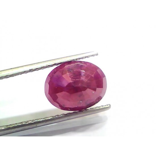 5.62 Ct Certified Unheated Untreated Natural New Burma Ruby