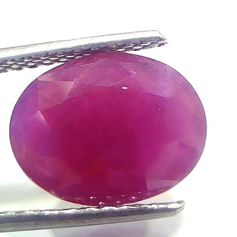 5.72 Ct Certified Unheated Untreated Natural New Burma Ruby Manik Stone