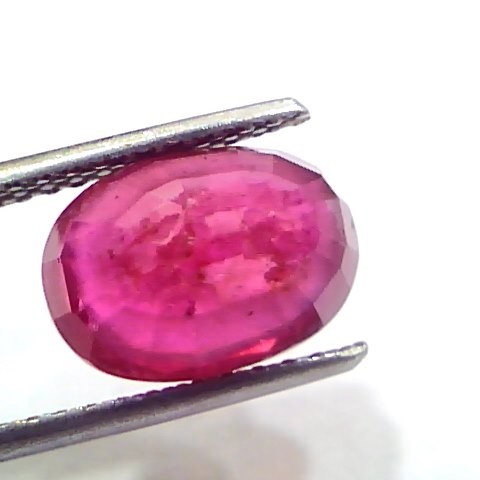 5.67 Ct Natural Ruby Gemstone Manek Gem for Sun (Heated)