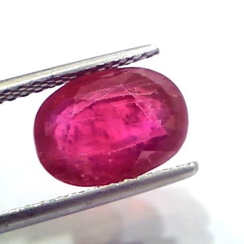 5.67 Ct Natural Ruby Gemstone Manek Gem for Sun (Heated)