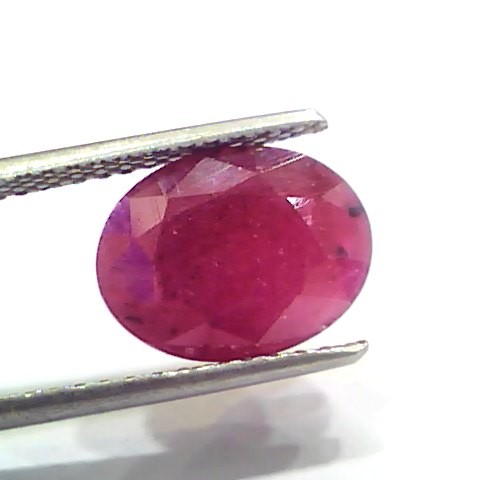 5.72 Ct Certified Unheated Untreated Natural New Burma Ruby