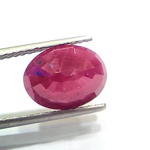5.72 Ct Certified Unheated Untreated Natural New Burma Ruby