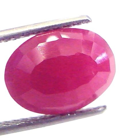 5.73 Ct Untreated Natural Old Burma Ruby Gemstone Manik