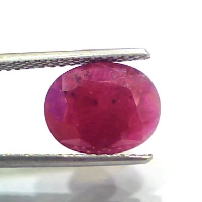 5.93 Ct Certified Unheated Untreated Natural New Burma Ruby
