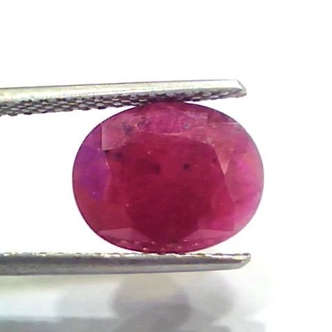 5.93 Ct Certified Unheated Untreated Natural New Burma Ruby