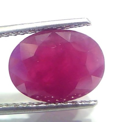 5.88 Ct Certified Unheated Untreated Natural New Burma Ruby Manik Stone