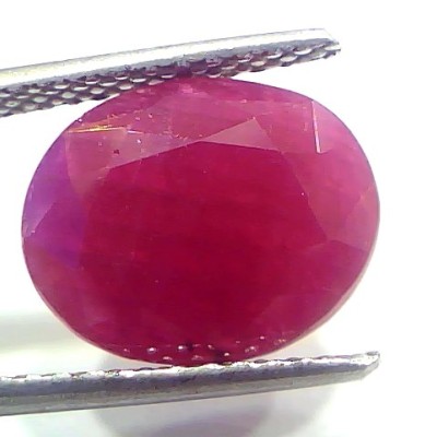 5.93 Ct Certified Unheated Untreated Natural New Burma Ruby Manik Stone