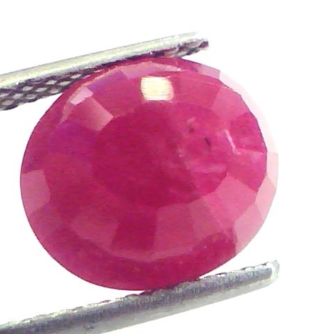 5.97 Ct Untreated Natural Old Burma Ruby Gemstone Manik