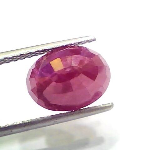 6.06 Ct Certified Unheated Untreated Natural New Burma Ruby