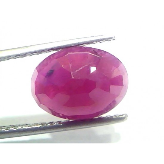 6.14 Ct Certified Unheated Untreated Natural New Burma Ruby Manik Stone