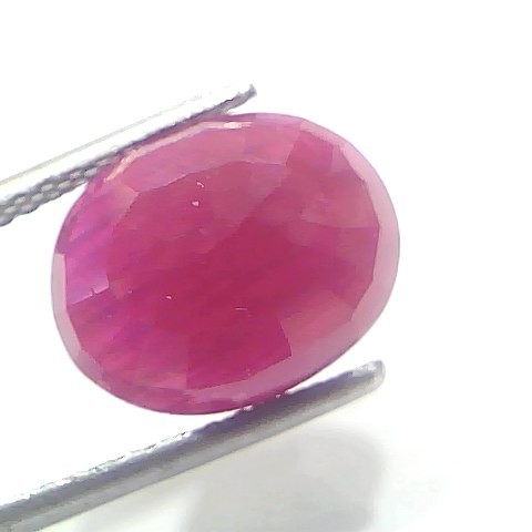 6.40 Ct Certified Unheated Untreated Natural New Burma Ruby
