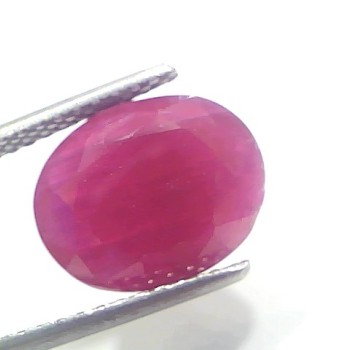 6.40 Ct Certified Unheated Untreated Natural New Burma Ruby