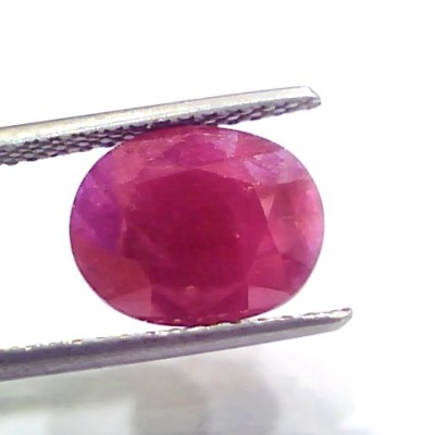 6.67 Ct Certified Unheated Untreated Natural New Burma Ruby