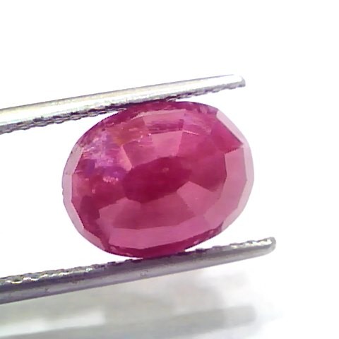 6.67 Ct Certified Unheated Untreated Natural New Burma Ruby
