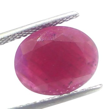 7.02 Ct Certified Unheated Untreated Natural New Burma Ruby