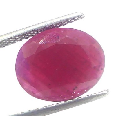 7.02 Ct Certified Unheated Untreated Natural New Burma Ruby