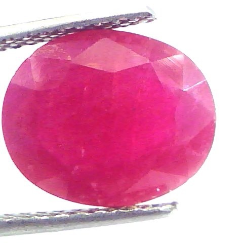 7.14 Ct Untreated Natural Old Burma Ruby Gemstone Manik