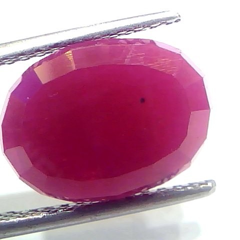 7.09 Ct Certified Unheated Untreated Natural New Burma Ruby Manik Stone
