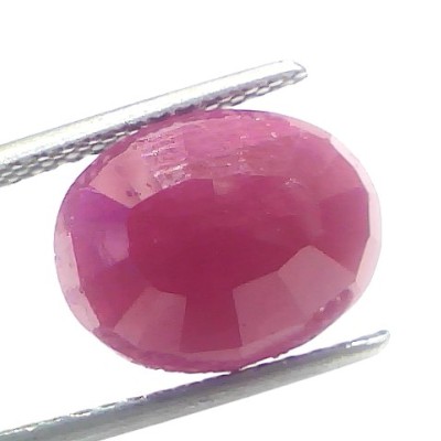 7.47 Ct Certified Unheated Untreated Natural New Burma Ruby