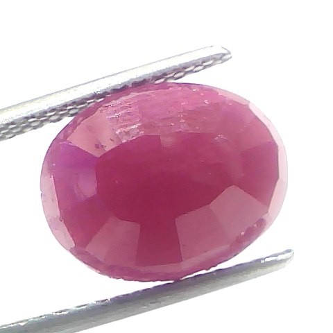 7.47 Ct Certified Unheated Untreated Natural New Burma Ruby