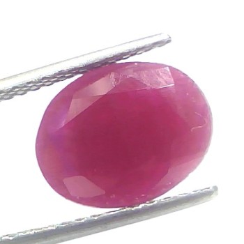 7.47 Ct Certified Unheated Untreated Natural New Burma Ruby