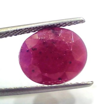 7.56 Ct Certified Unheated Untreated Natural New Burma Ruby