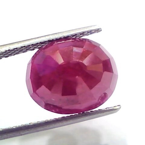 7.61 Ct Certified Unheated Untreated Natural New Burma Ruby
