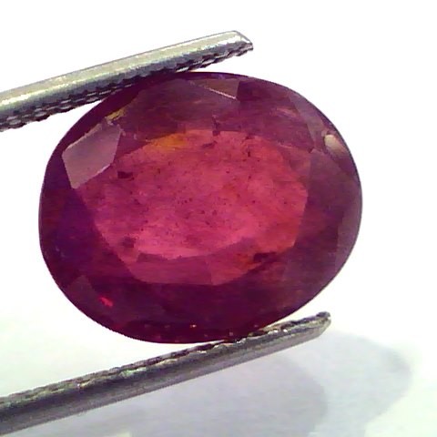 8.06 Ct Natural Ruby Gemstone Manek Gem for Sun (Heated)