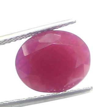 8.30 Ct Certified Unheated Untreated Natural New Burma Ruby