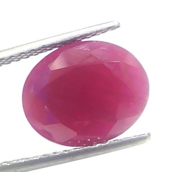 8.40 Ct Certified Unheated Untreated Natural New Burma Ruby
