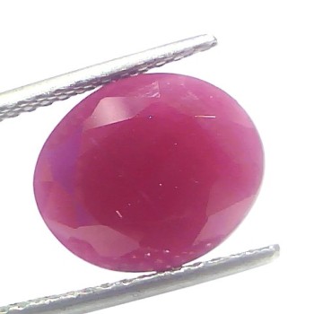 8.42 Ct Certified Unheated Untreated Natural New Burma Ruby
