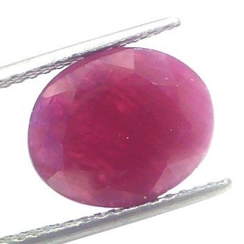 8.60 Ct Certified Unheated Untreated Natural New Burma Ruby